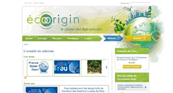 Desktop Screenshot of eco-origin.fr
