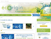 Tablet Screenshot of eco-origin.fr